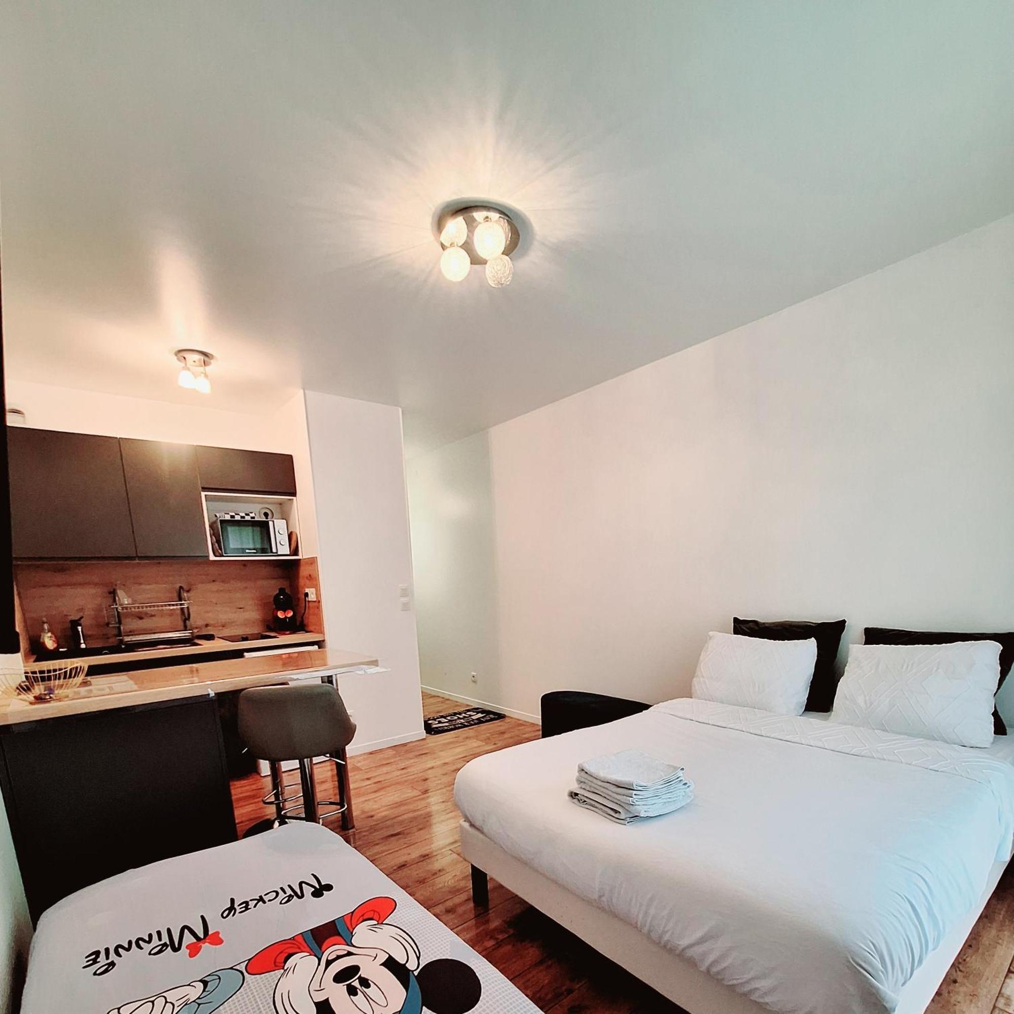 Studio Alpha - 2Min By Train To Disneyland Or 20Min Walk - 5Min Walk To "Val D'Europe" Station Montevrain Exterior photo